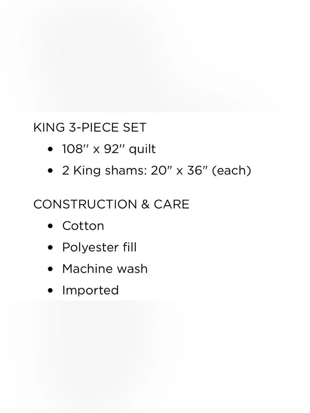Lush Decor Sydney Cotton Quilted 3 Piece Quilt Set Size King